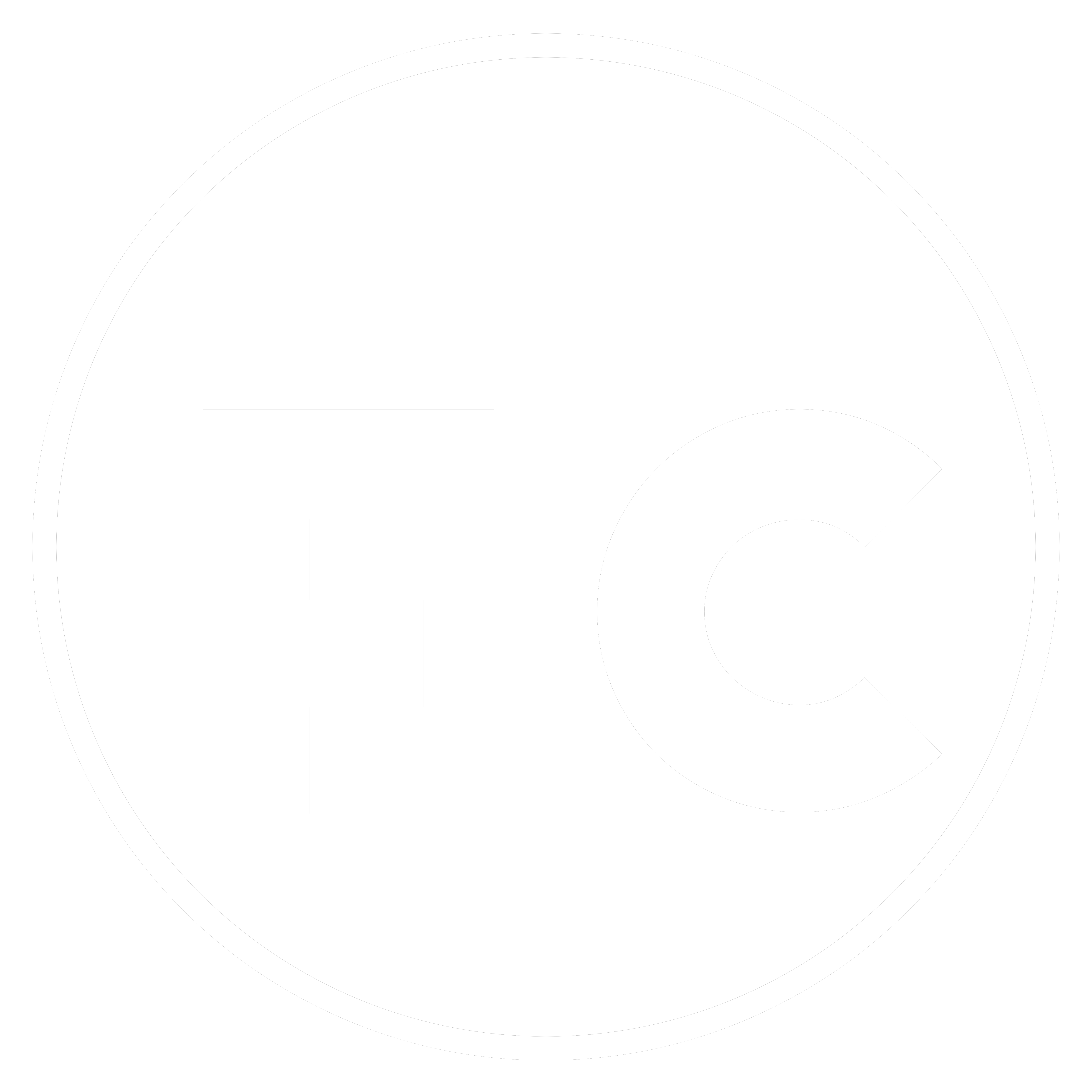 FC logo white