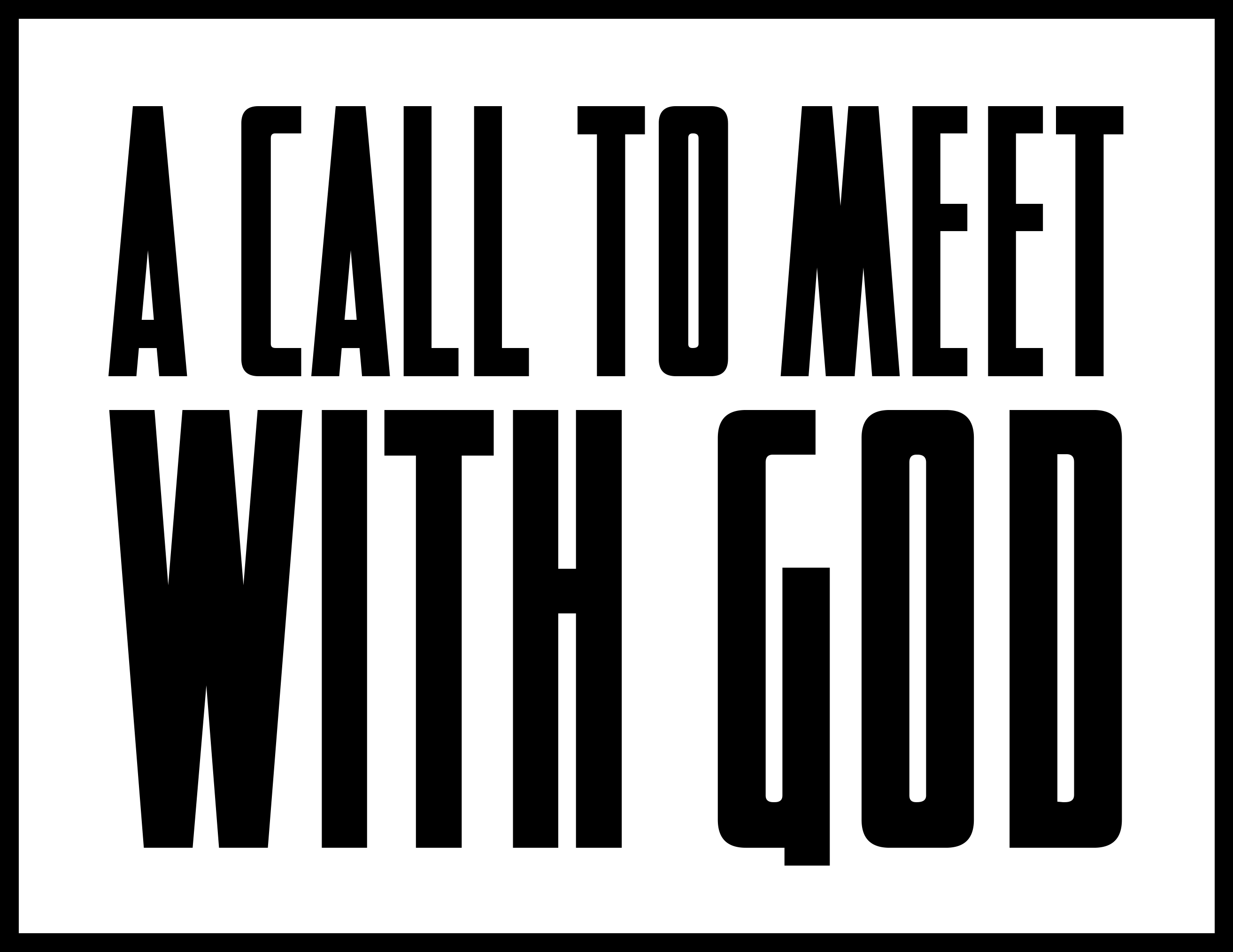 call to meet with God logo